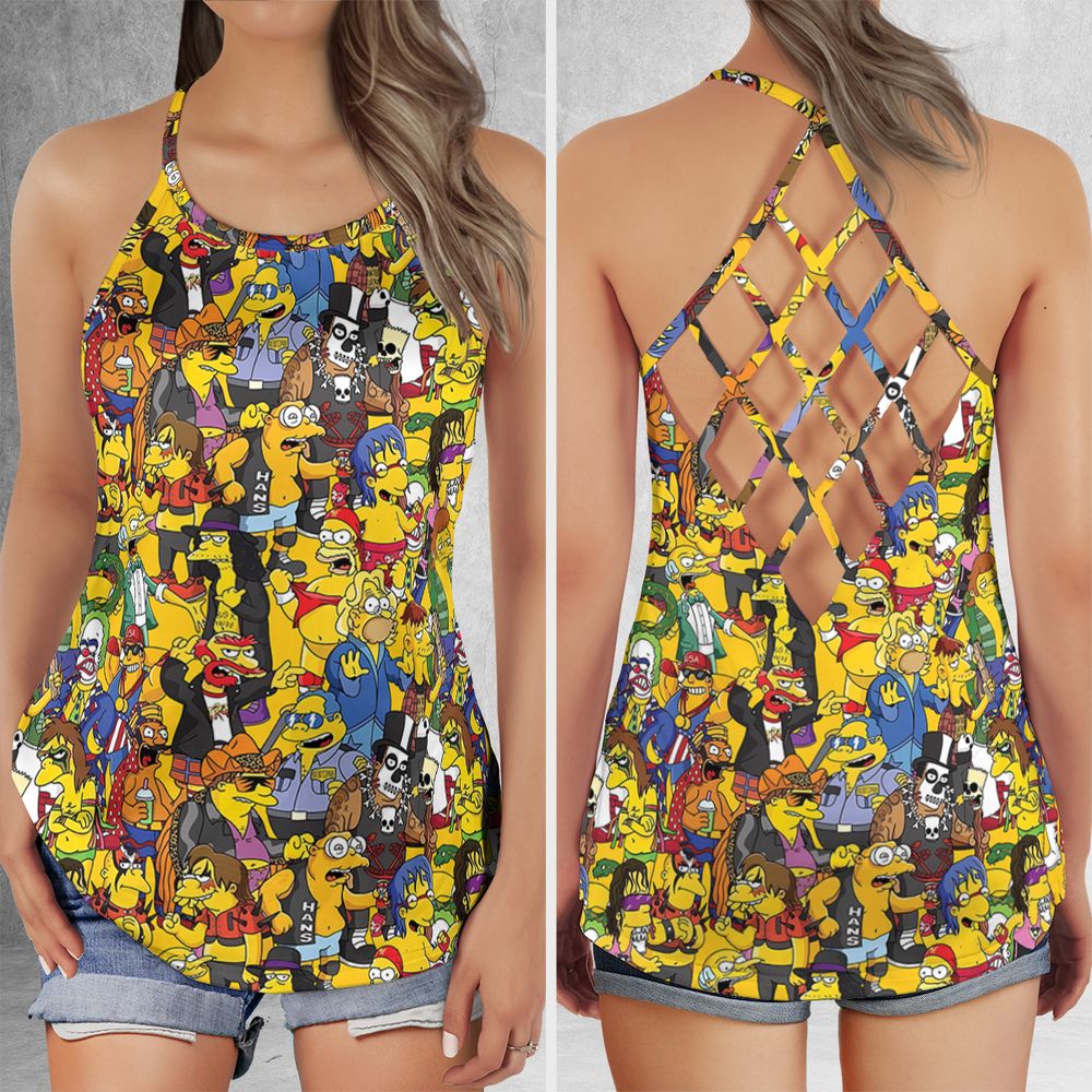 Criss Cross Tank Top - A7Q7SSQ4 -  - 1