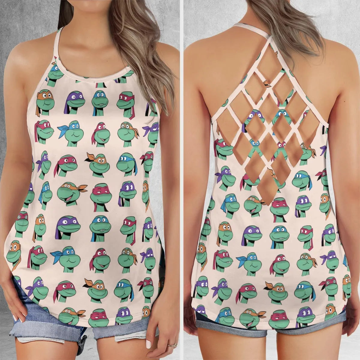 Criss Cross Tank Top - C794PVMQ