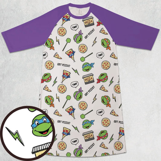 3/4 Sleeve Raglan Dress - 1TFV2DHP