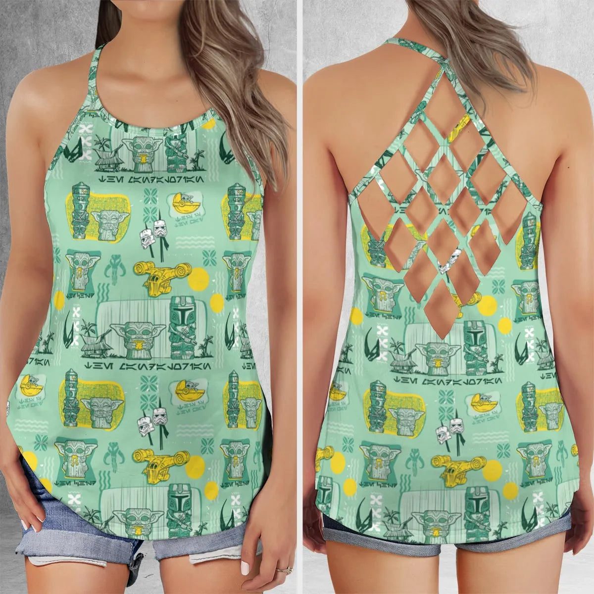Criss Cross Tank Top - 9KWSB33S