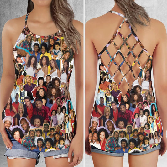 Criss Cross Tank Top - A8ELNJQW