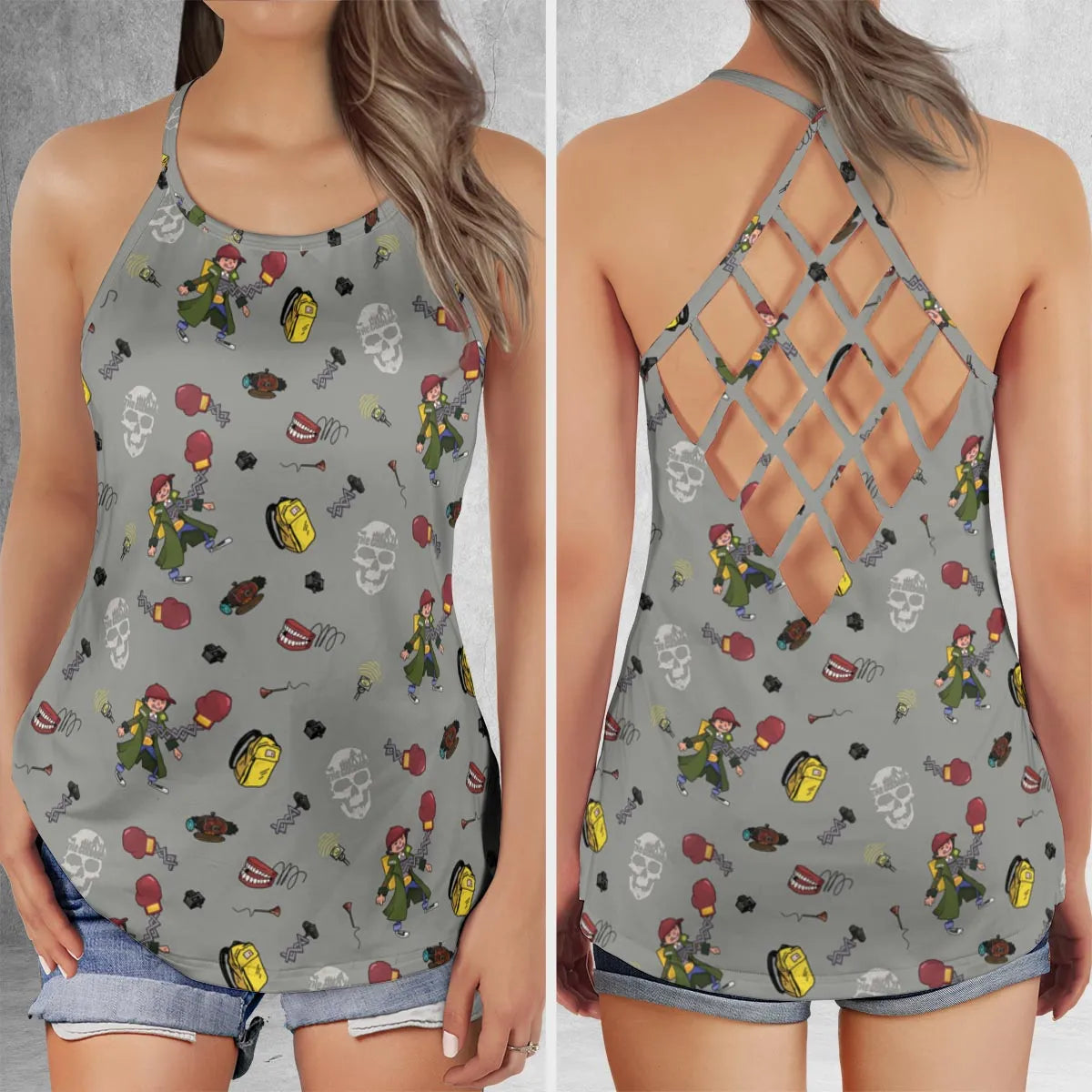 Criss Cross Tank Top - C33KJEVJ