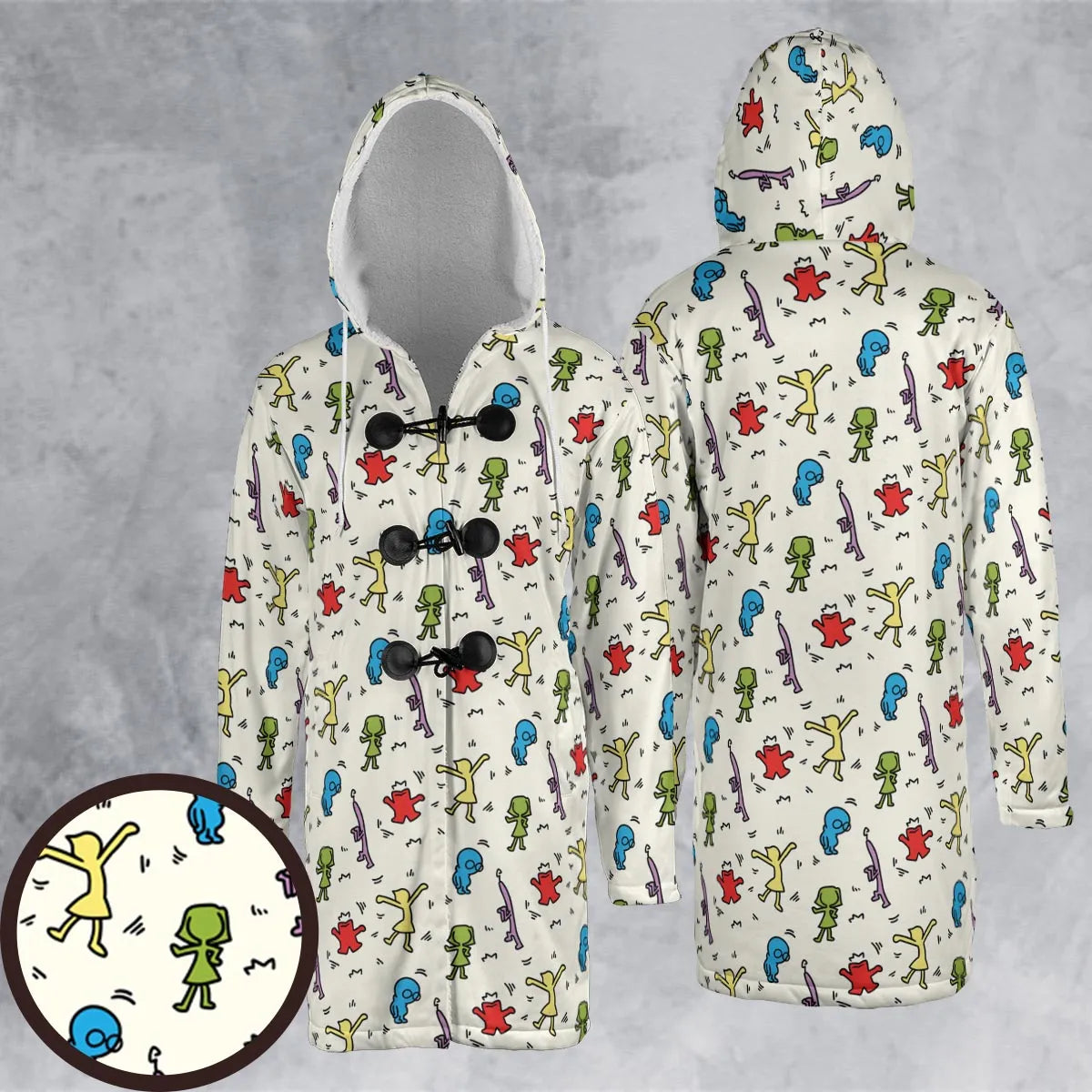 Hooded Cloak Coat - 2E1A6NCQ