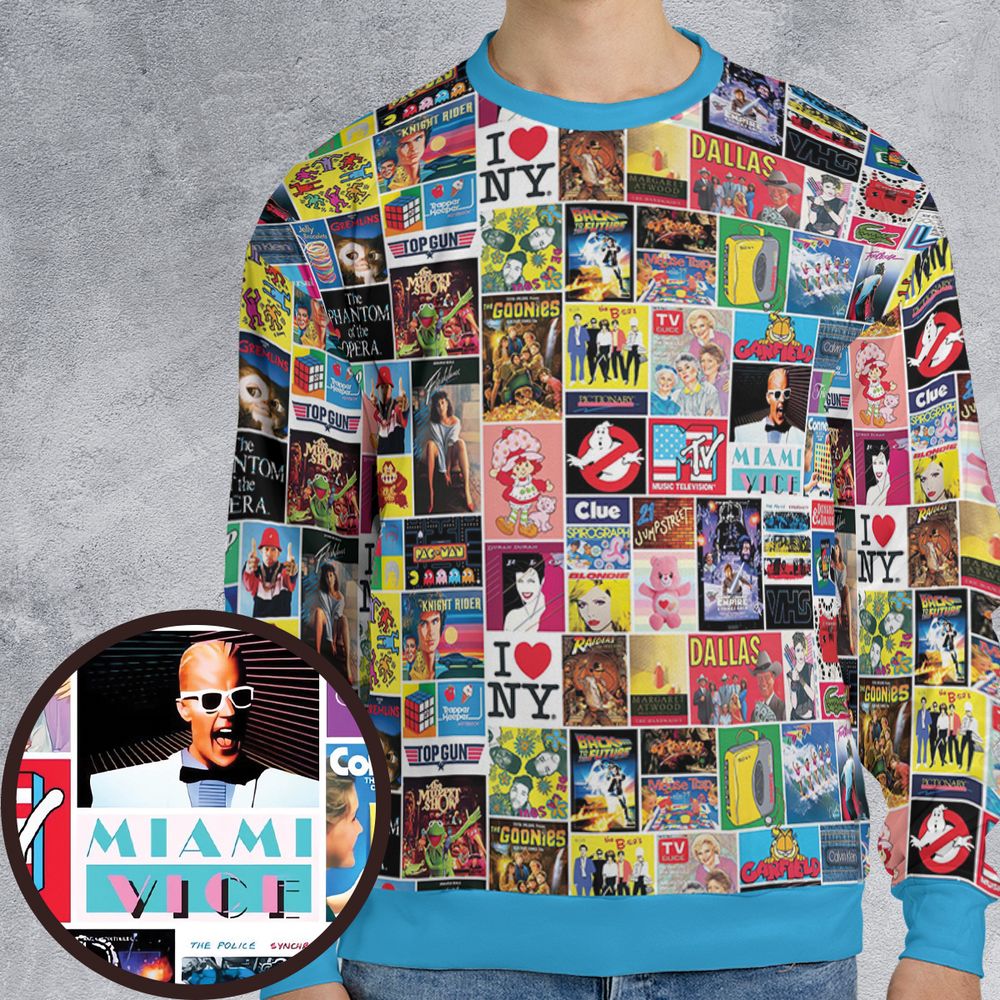 All-over Print Sweatshirt - KVVNL1KX -  - 1