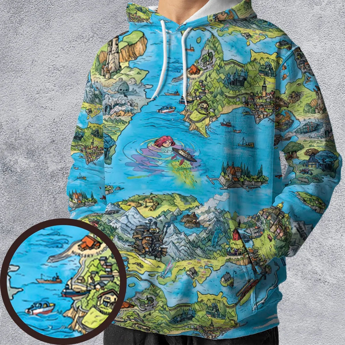 All-over Print Hoodie - D7FVDQHJ