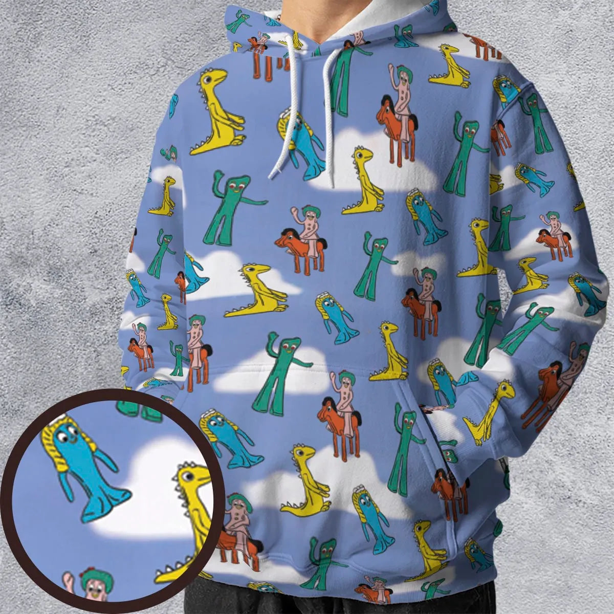 All-over Print Hoodie - J3VZACQC