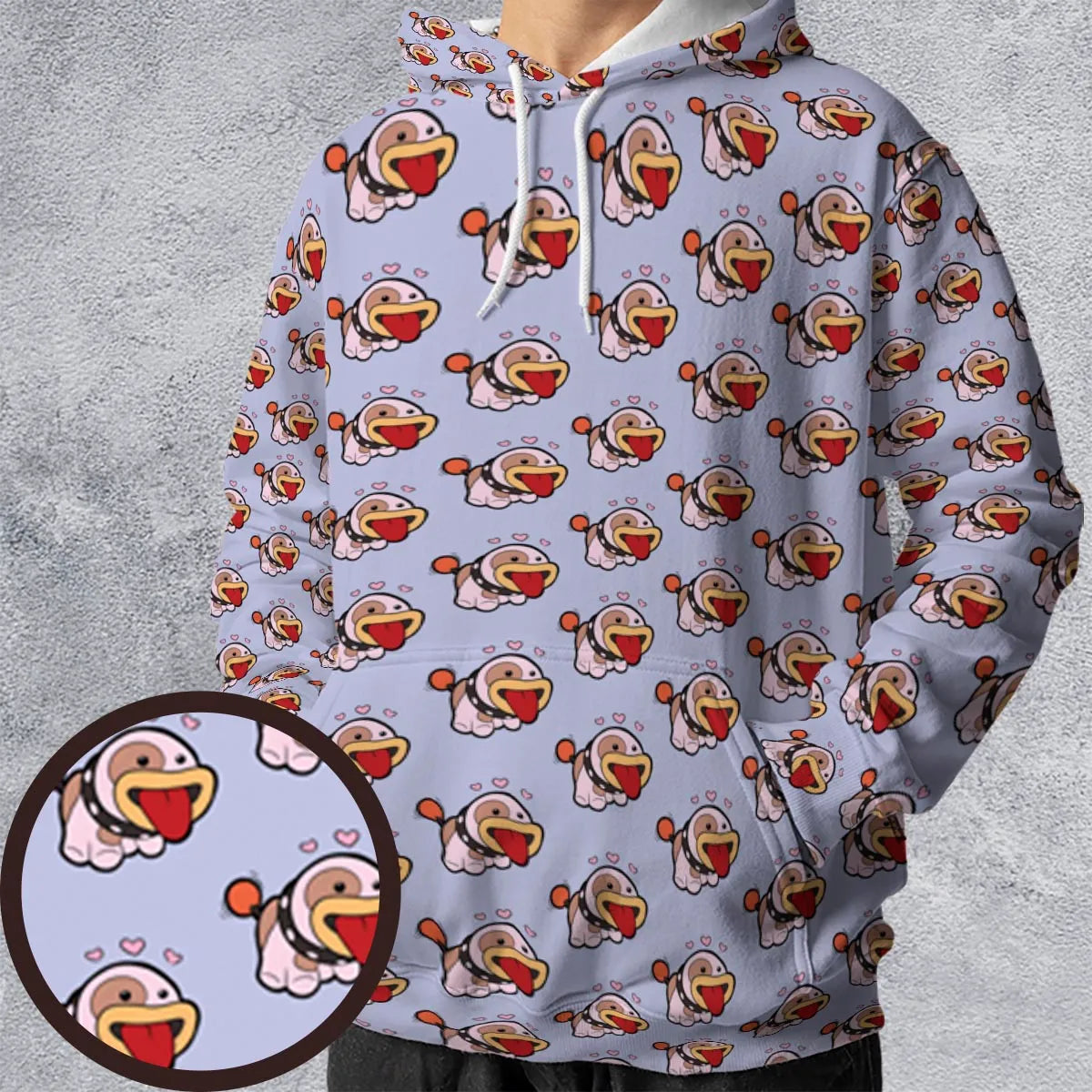 All-over Print Hoodie - QKDVSTN7