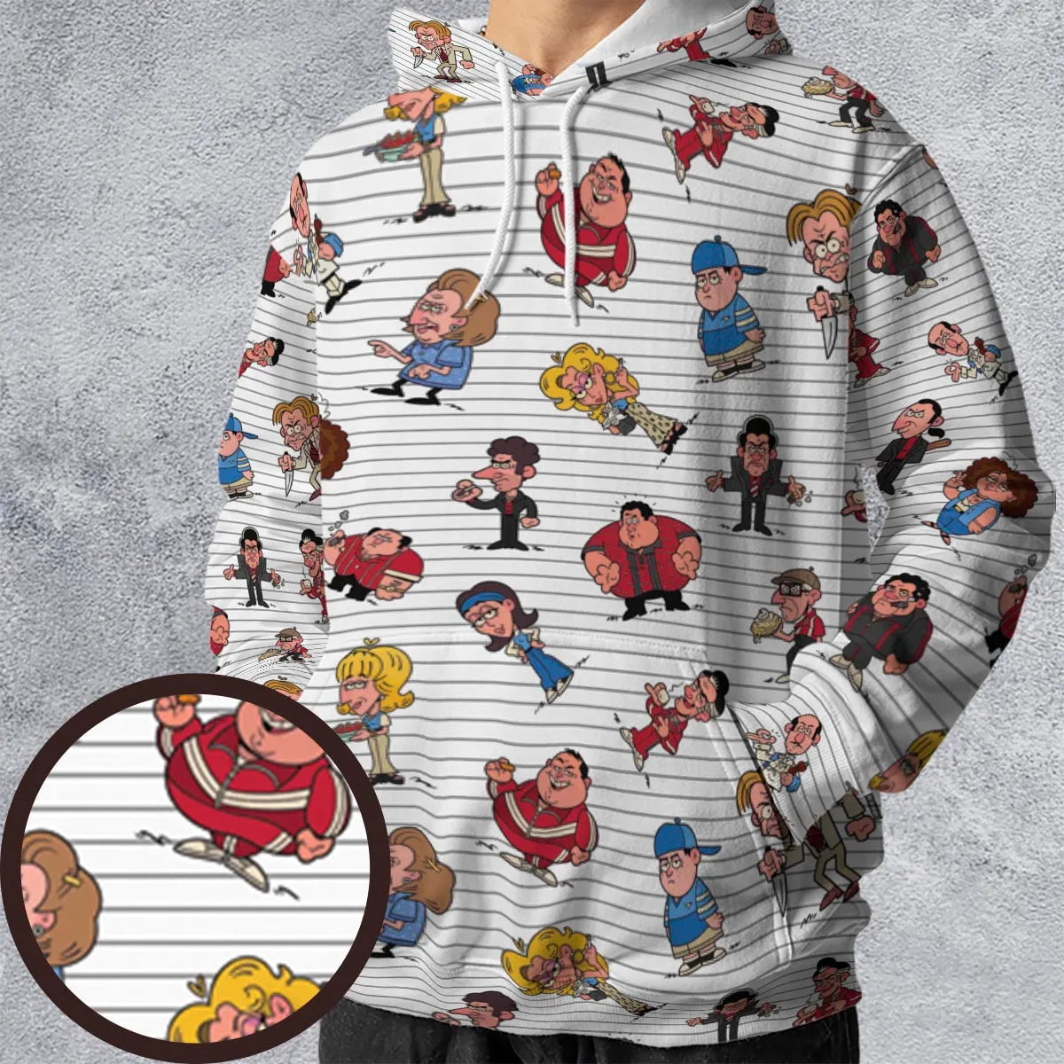 All-over Print Hoodie - J52F6WG4