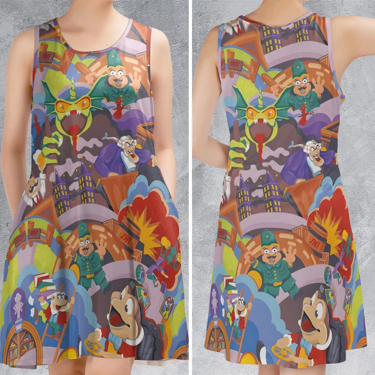 Sleeveless Dress - QFVAYZLZ