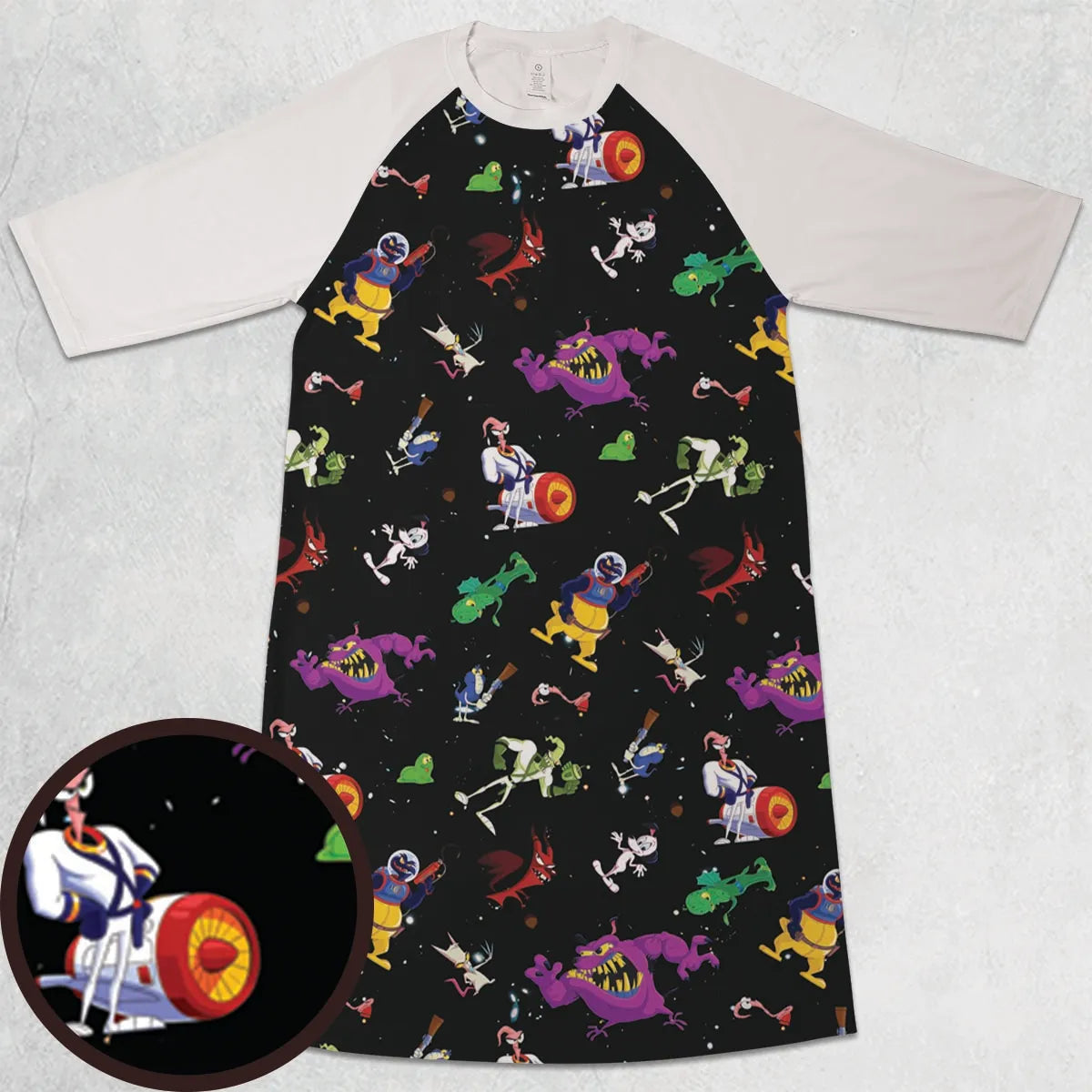 3/4 Sleeve Raglan Dress - R9ZQBJ66