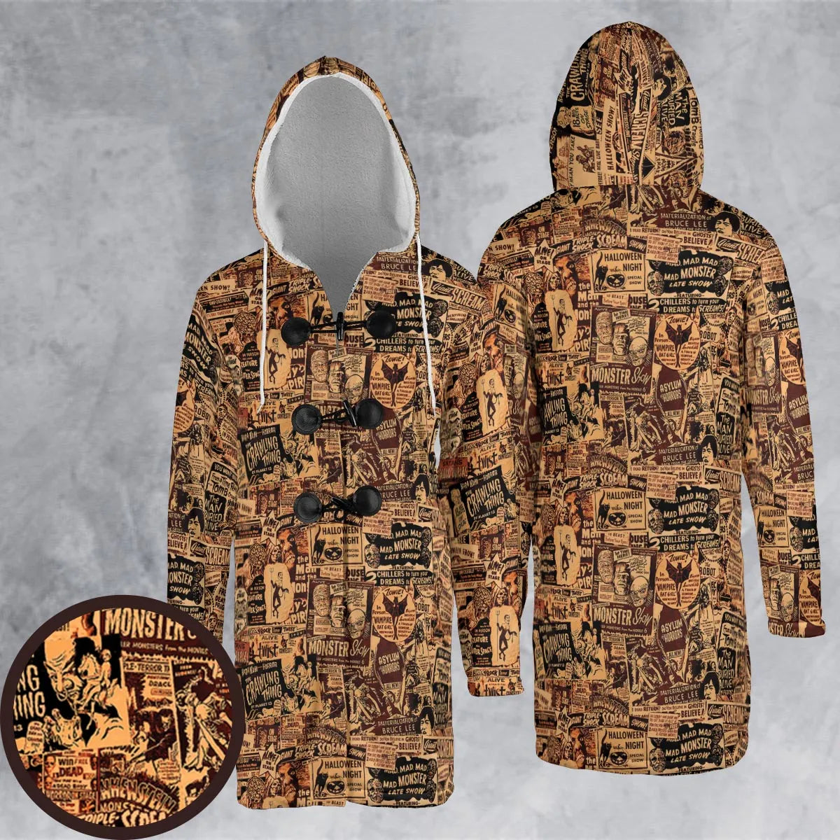 Hooded Cloak Coat - RJRK8ZER