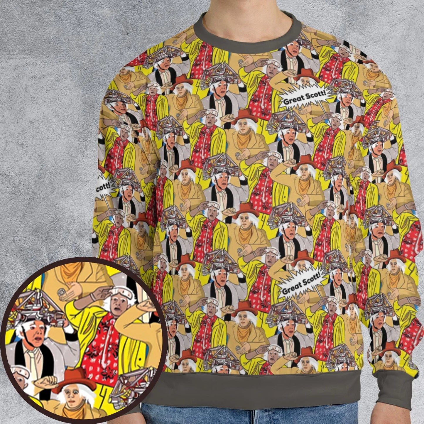 All-over Print Sweatshirt - VC8ZWQ3C