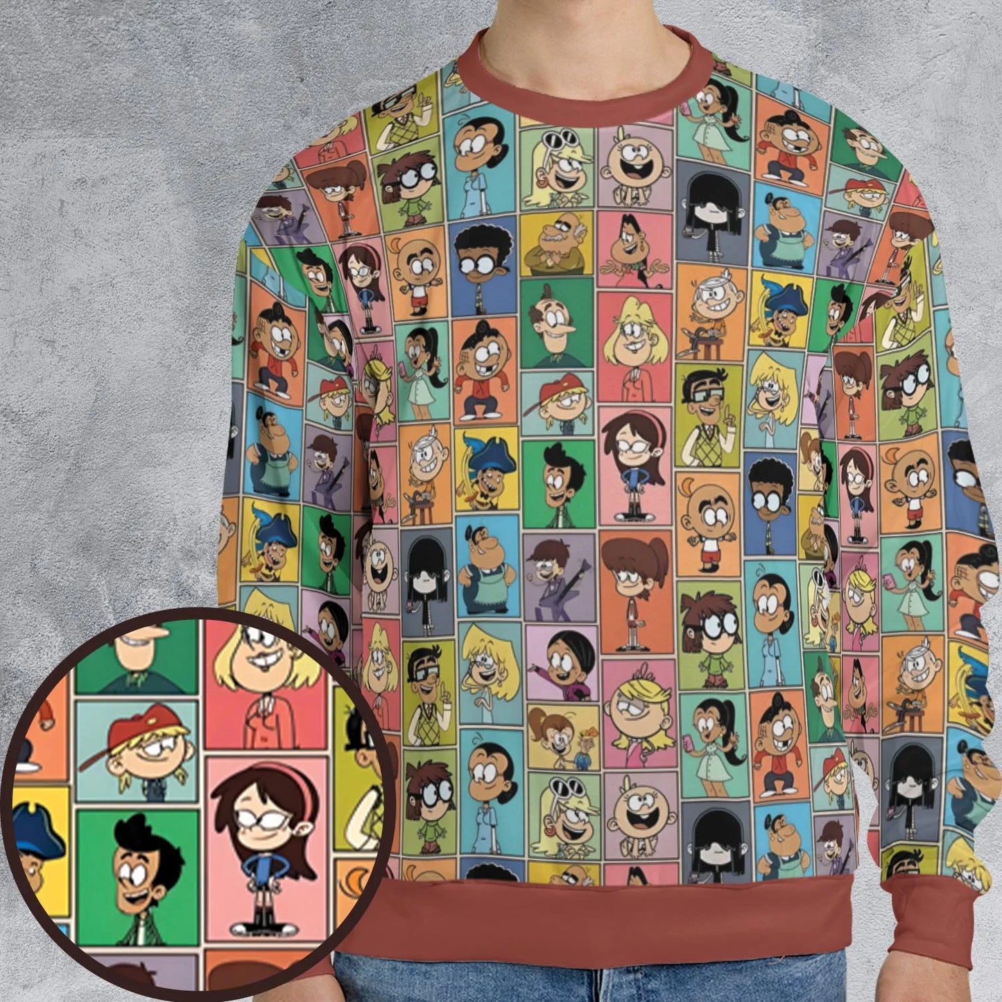 All-over Print Sweatshirt - 9H3QLUD4