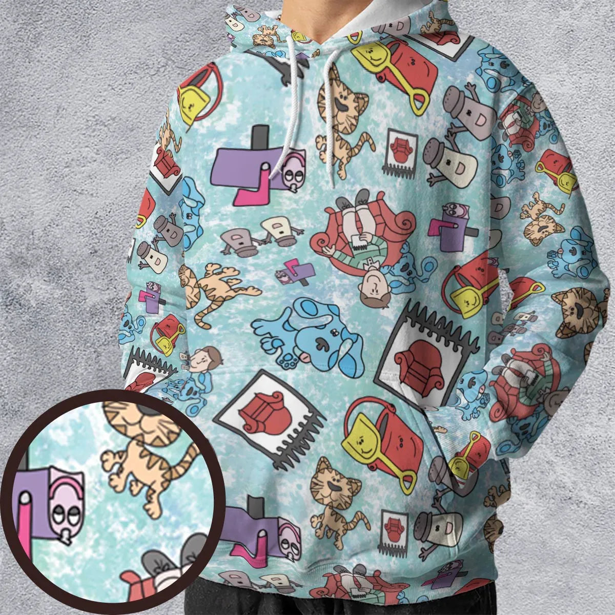All-over Print Hoodie - SM917EBU