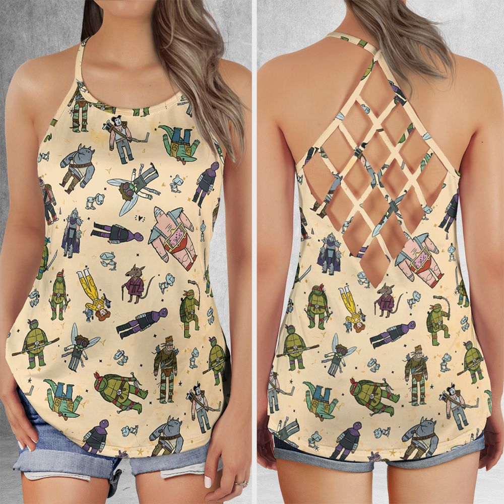 Criss Cross Tank Top - 86LYL18R -  - 1