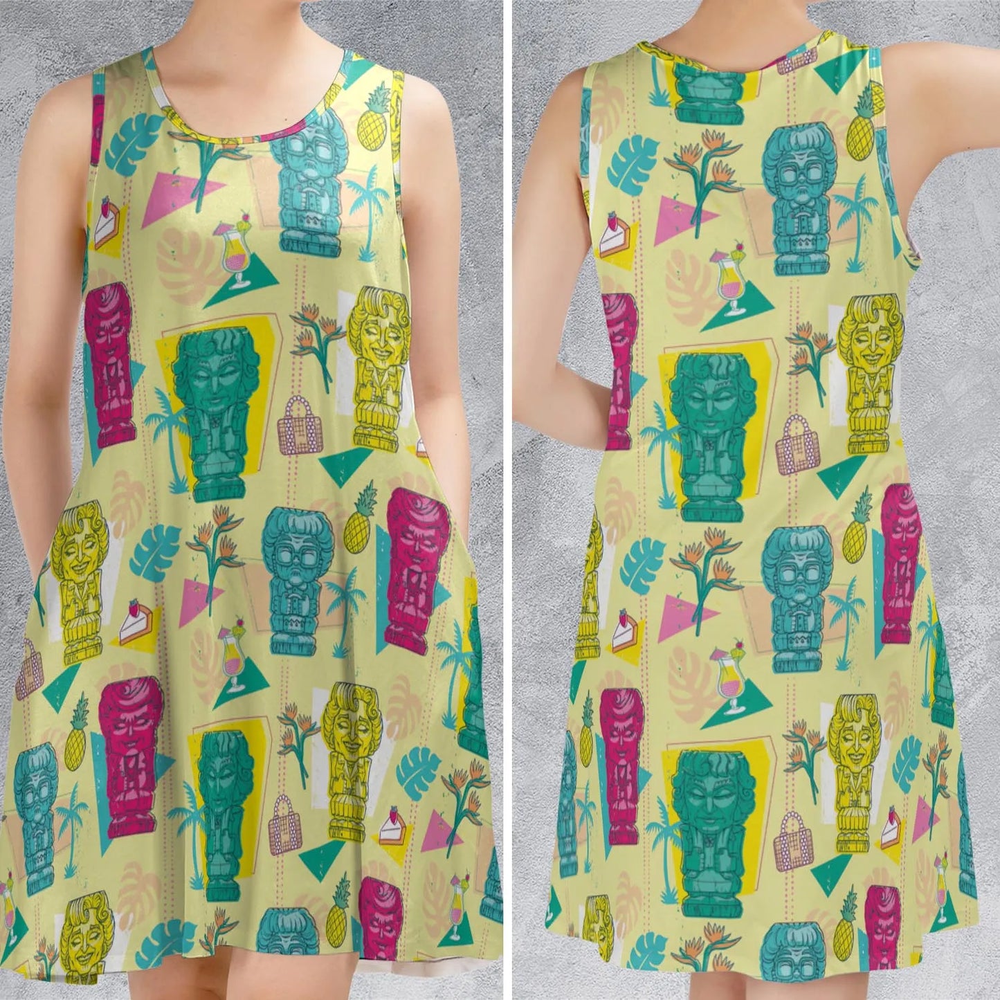 Sleeveless Dress - XZA6NDGA
