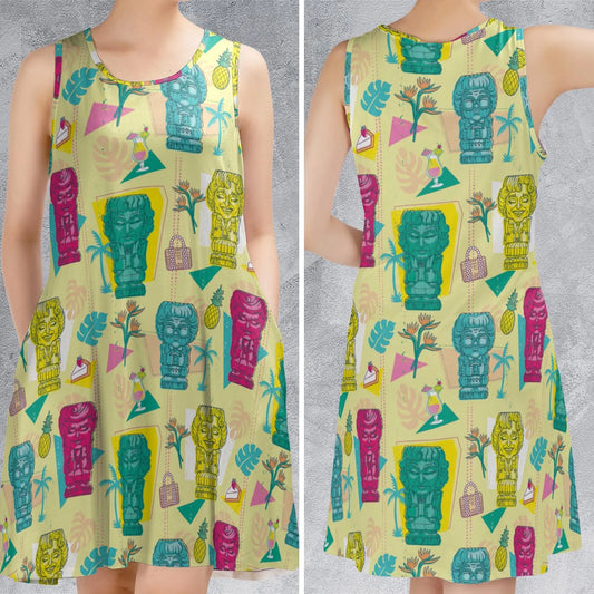 Sleeveless Dress - XZA6NDGA