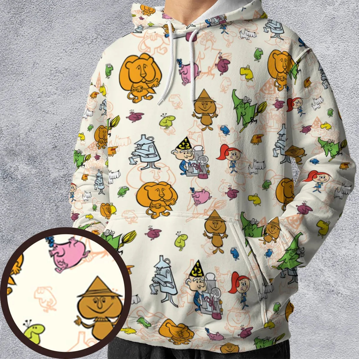 All-over Print Hoodie - 7S28CQPR