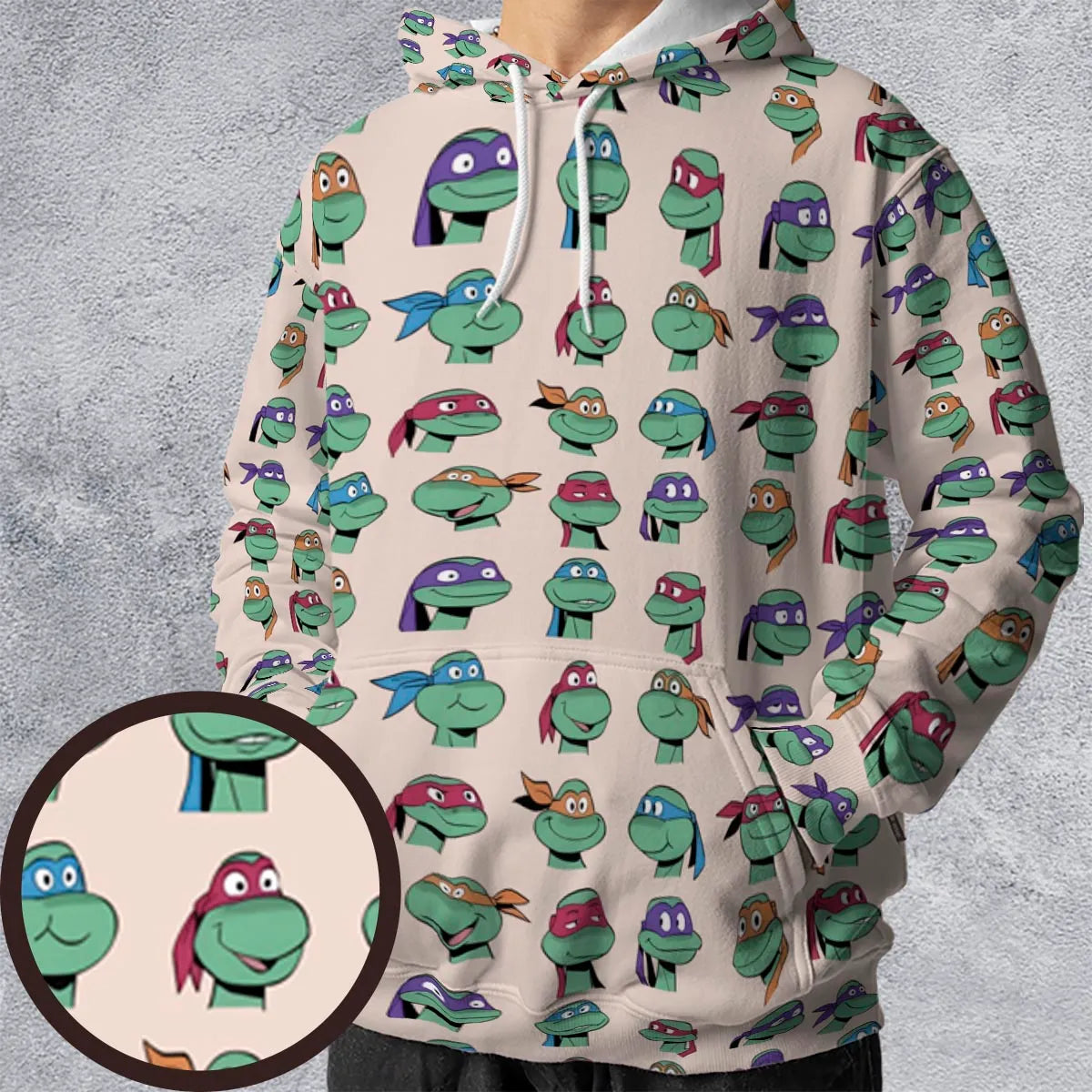 All-over Print Hoodie - NFA9DUUC