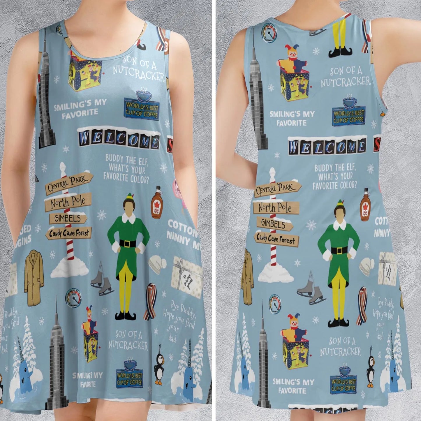 Sleeveless Dress - YA2VMU35