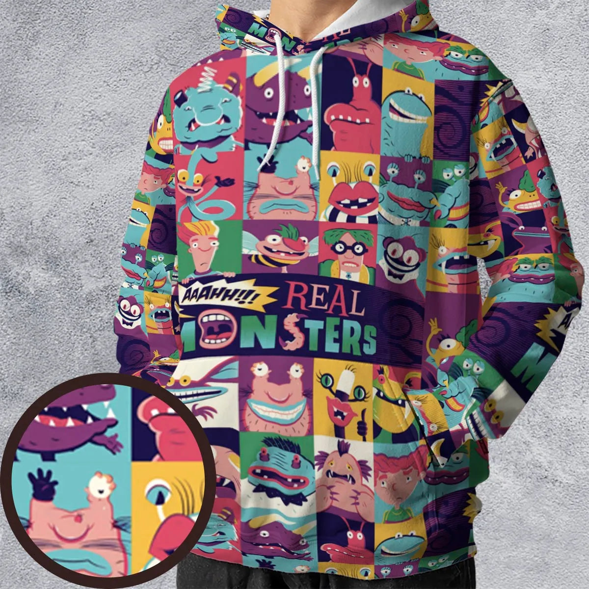 All-over Print Hoodie - 8VLRQZ6Q