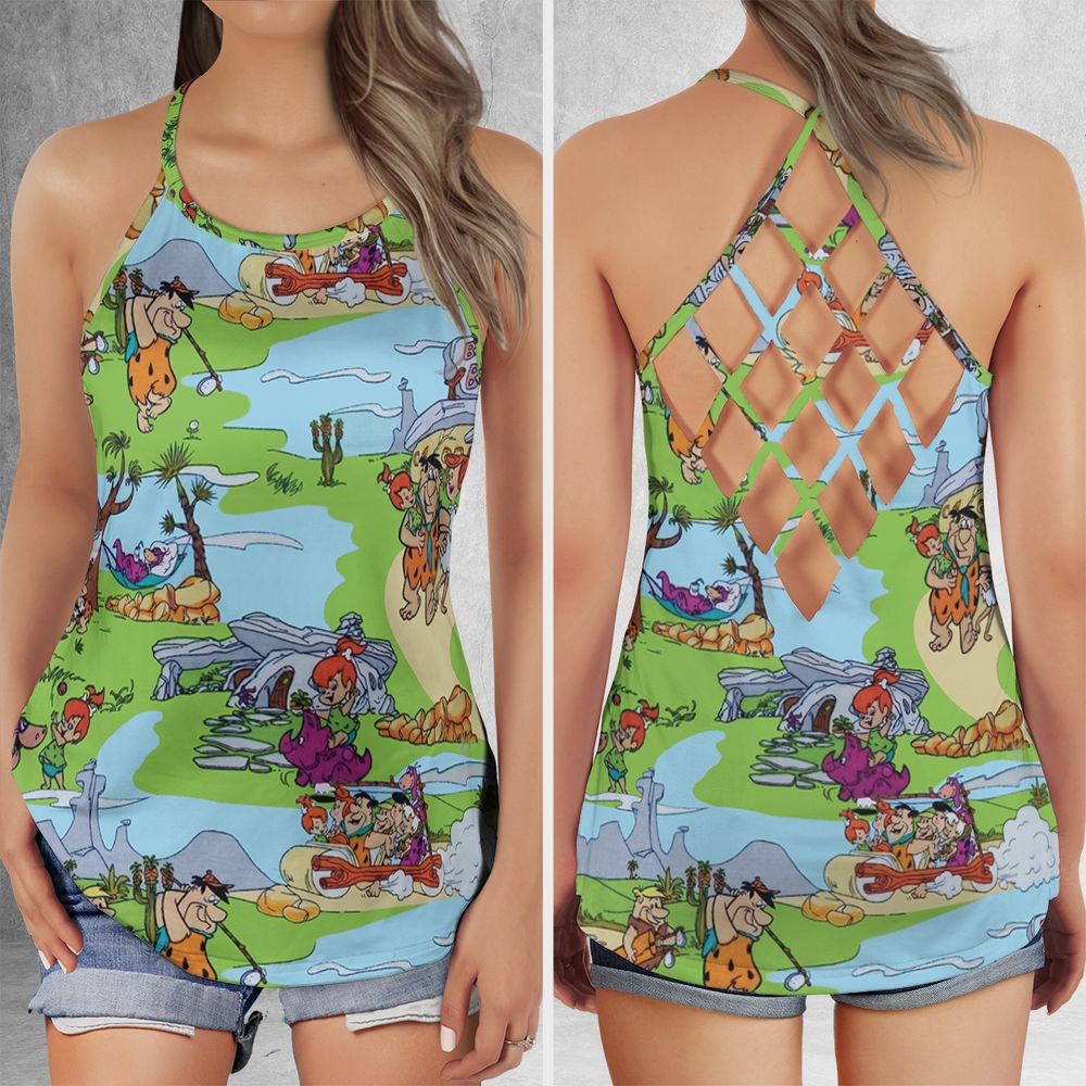 Criss Cross Tank Top - VBQG5CGU -  - 1