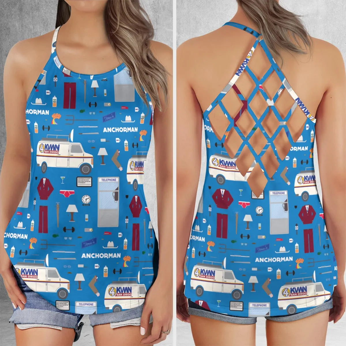 Criss Cross Tank Top - 8NRU2CRH