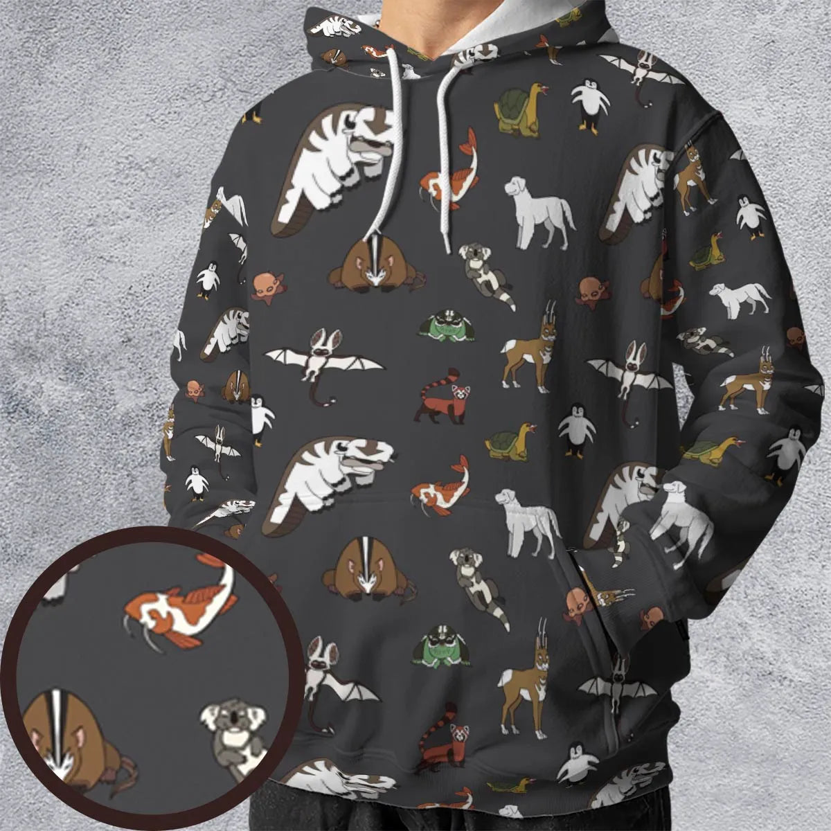 All-over Print Hoodie - SLP67DU3