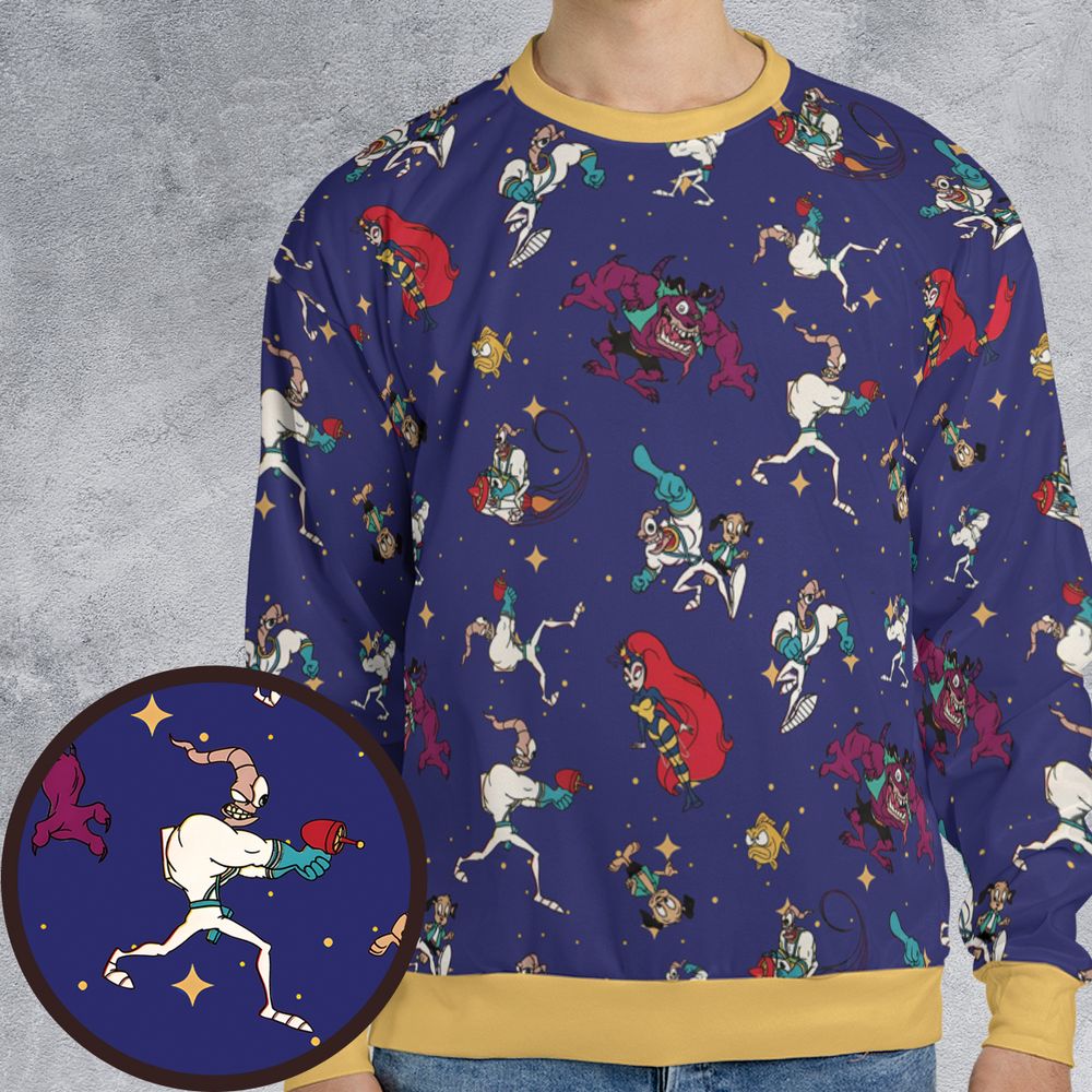 All-over Print Sweatshirt - 9YTF1CN8 -  - 1