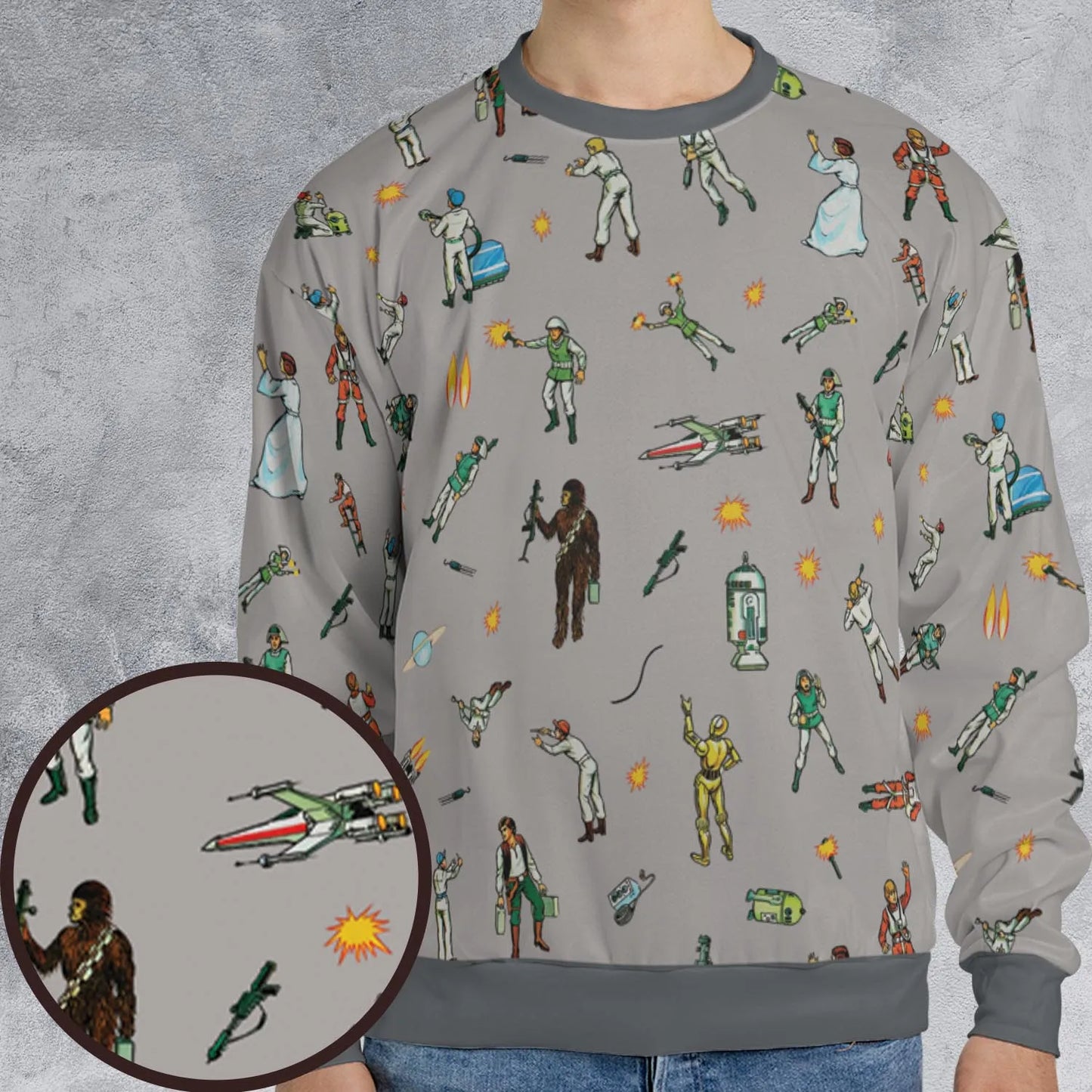 All-over Print Sweatshirt - TZTGA6TJ