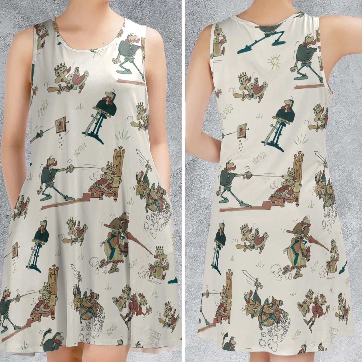 Sleeveless Dress - GVFW49QW