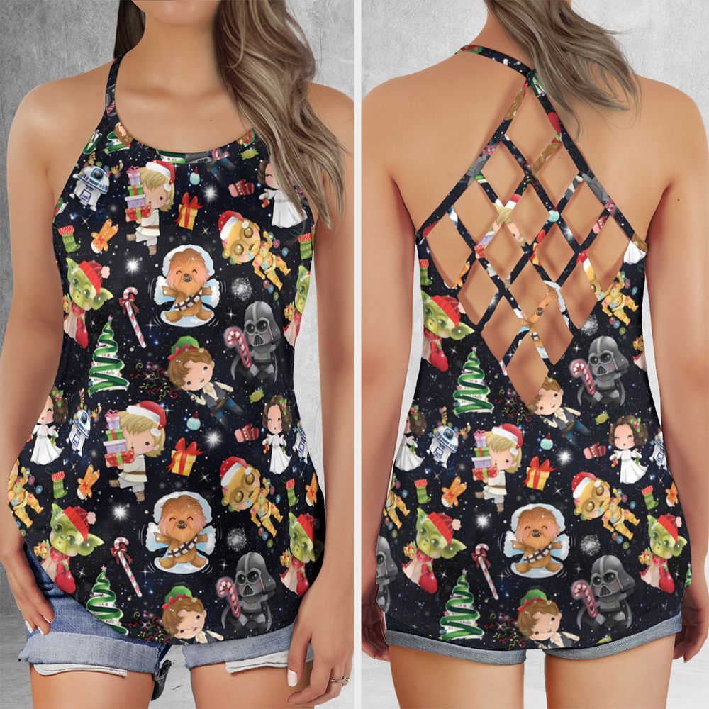 Criss Cross Tank Top - QJFDKUYX -  - 1