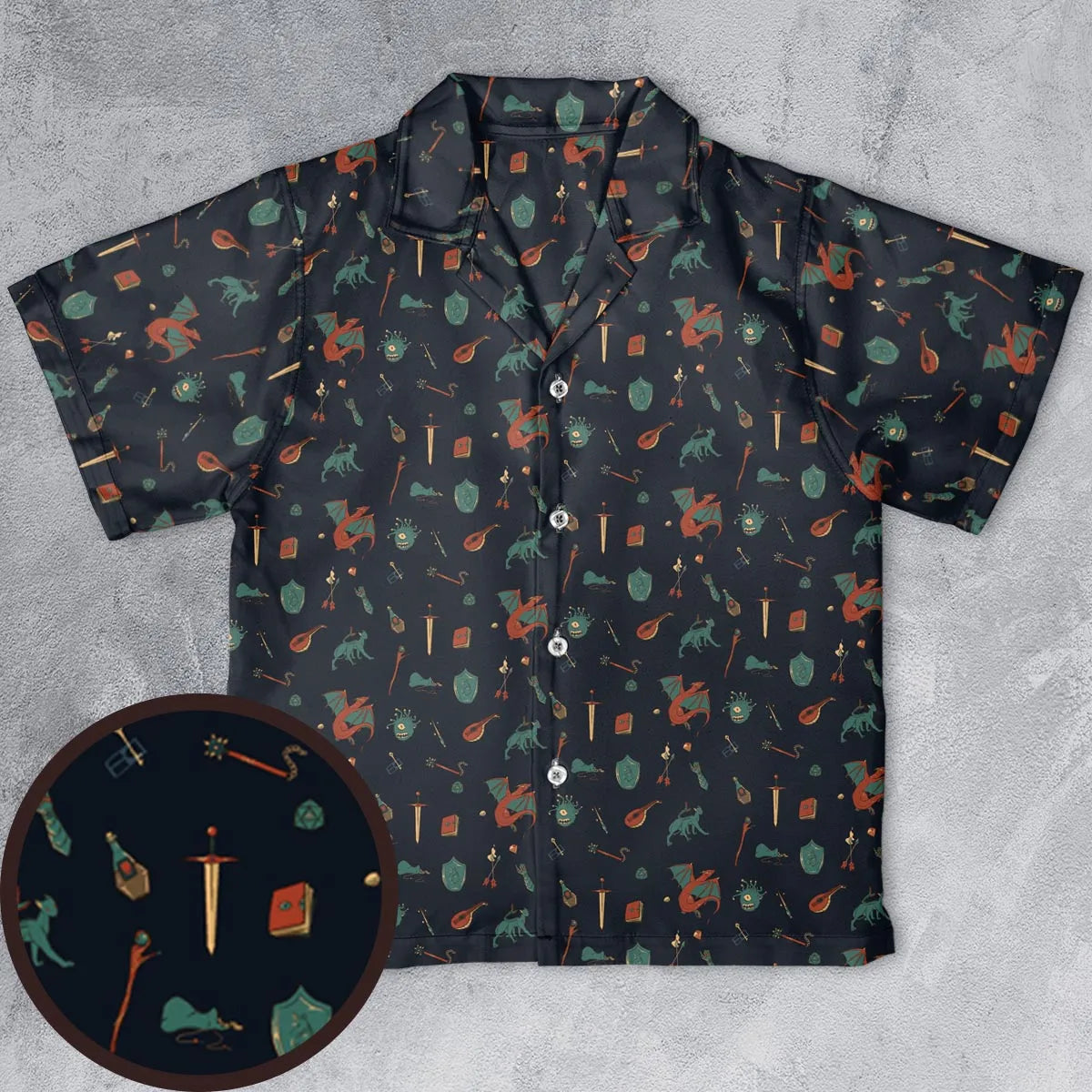 Youth Hawaiian Shirt - V8RL8WNC