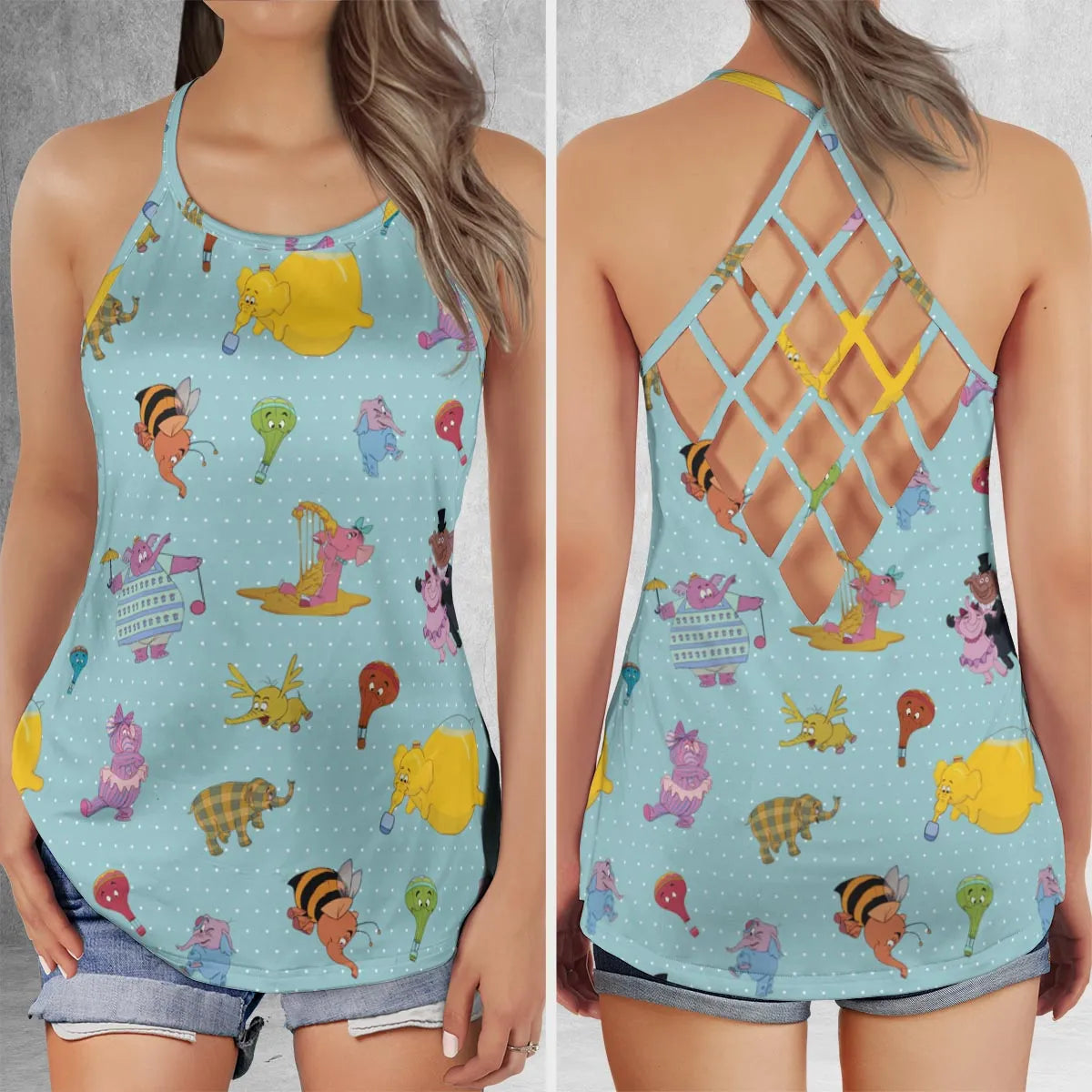Criss Cross Tank Top - BDYJRDQS