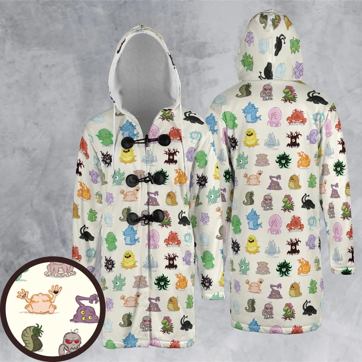 Hooded Cloak Coat - 7CR9WRBH