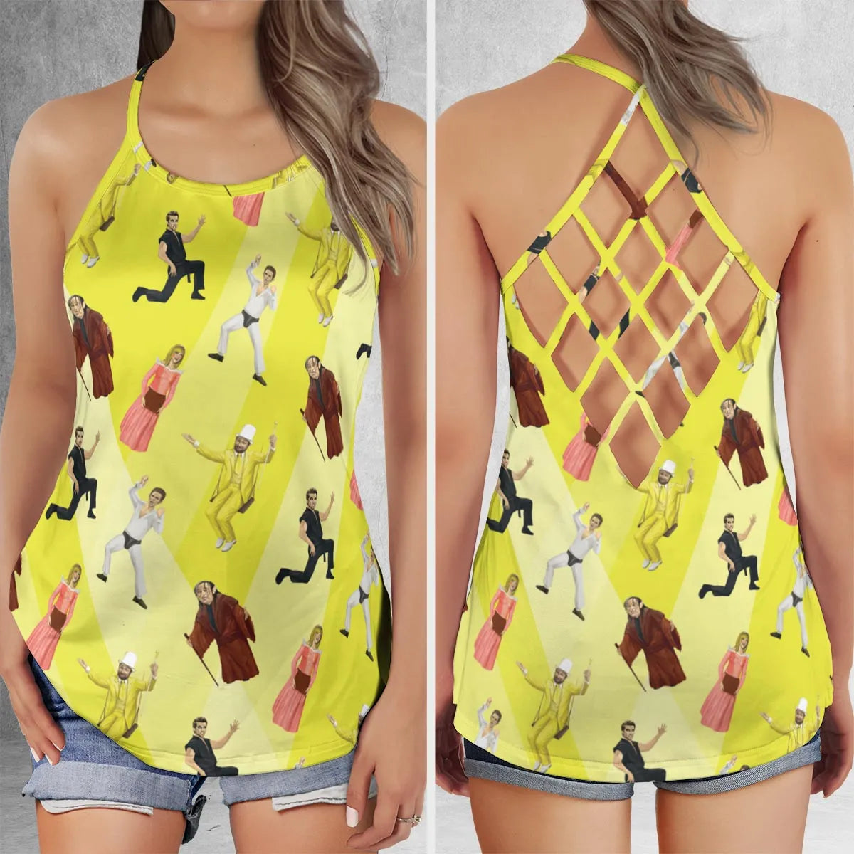 Criss Cross Tank Top - RYL36UYV