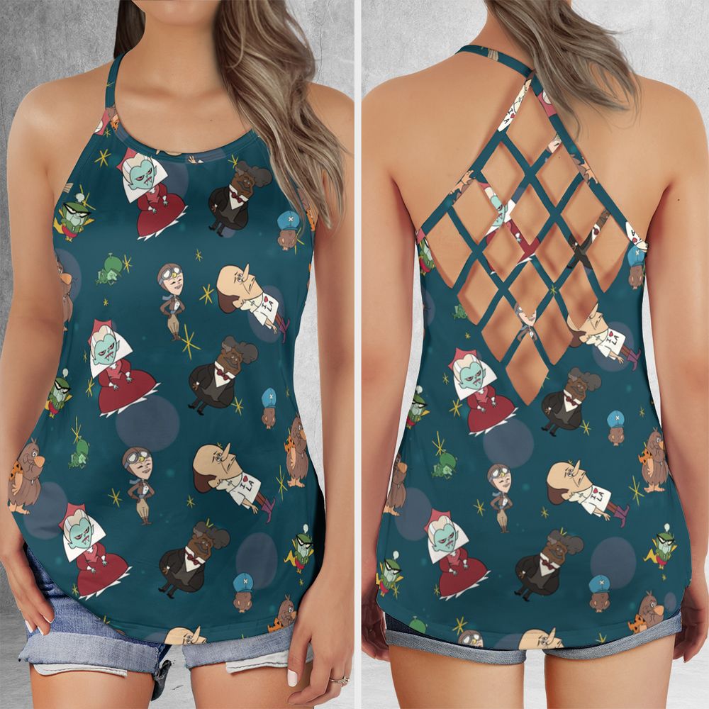 Criss Cross Tank Top - BEGLTQCL -  - 1