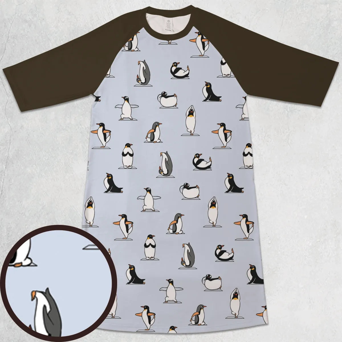 3/4 Sleeve Raglan Dress - SQC6X633