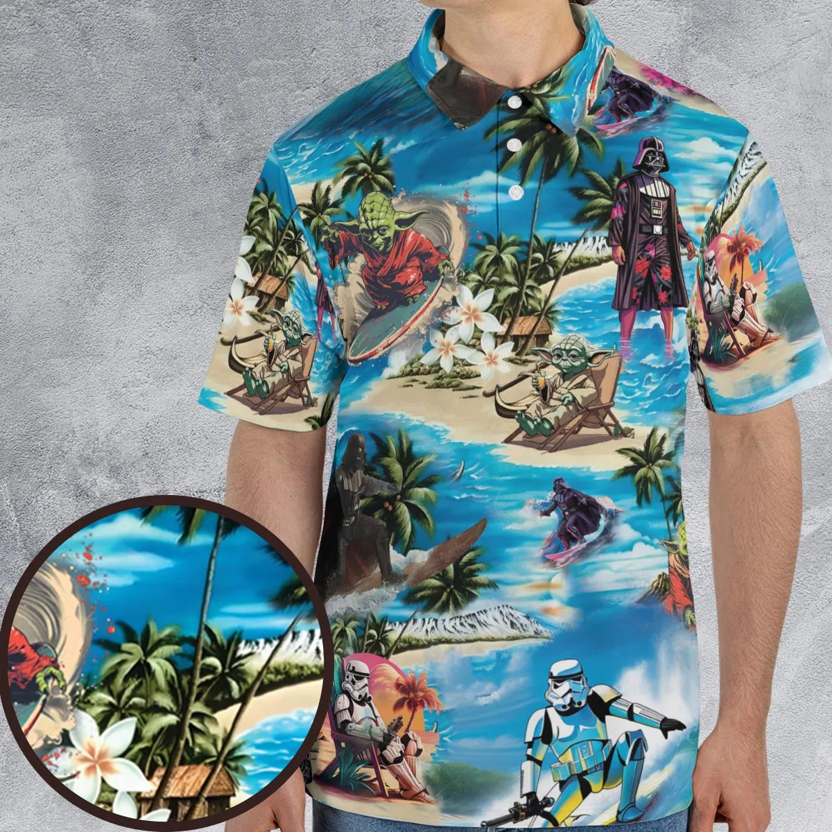 AOP Men/Women Polo Shirt - 4HGCFH8N