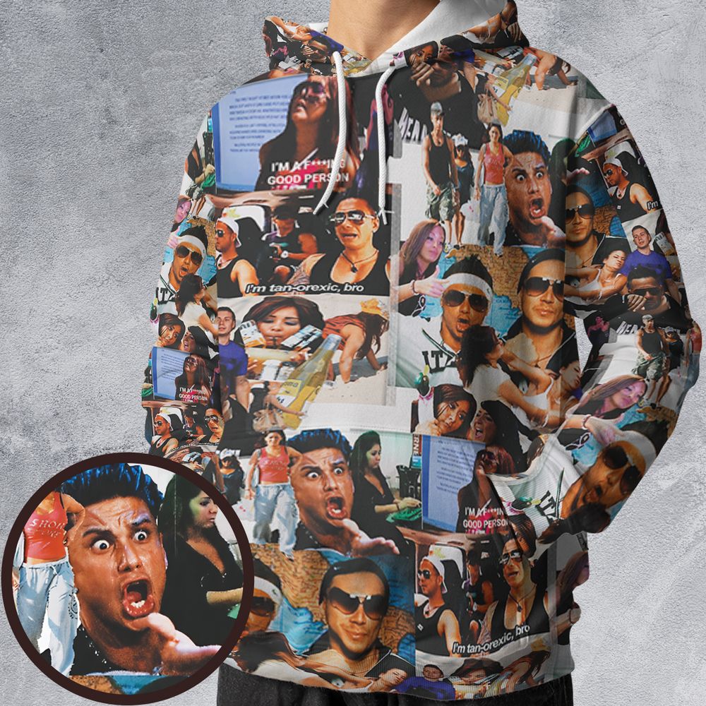 All-over Print Hoodie - CQ1U5C24 -  - 1