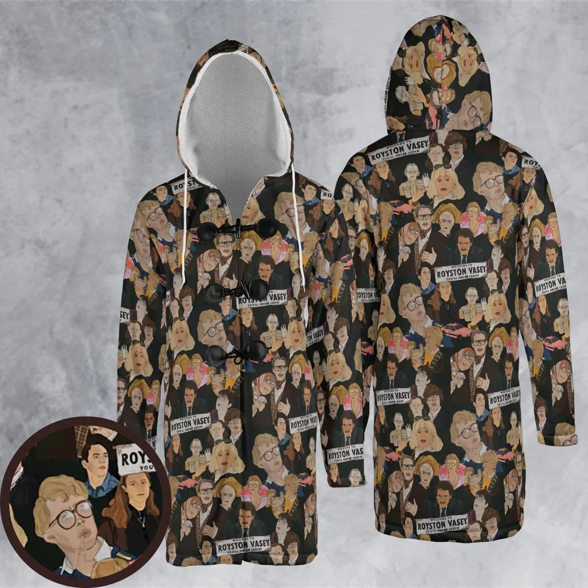 Hooded Cloak Coat - 7TZPGJP3