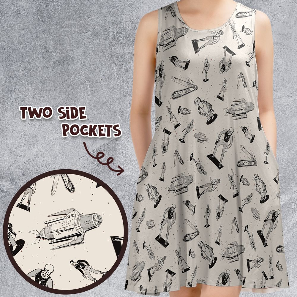 Sleeveless Dress - YDKF1QVF -  - 1