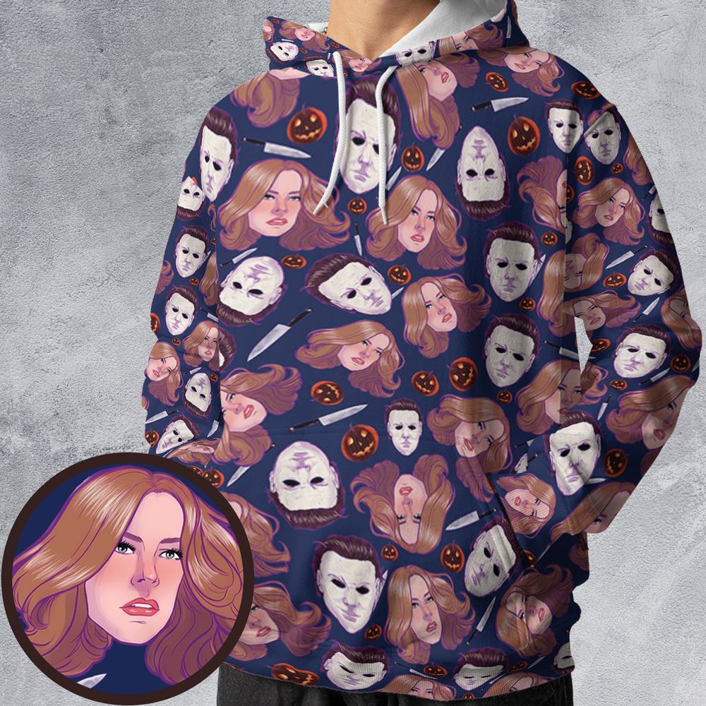 All-over Print Hoodie - Z3UHTC47 -  - 1