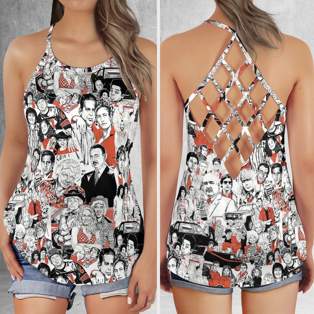 Criss Cross Tank Top - FHWV6FDJ -  - 1