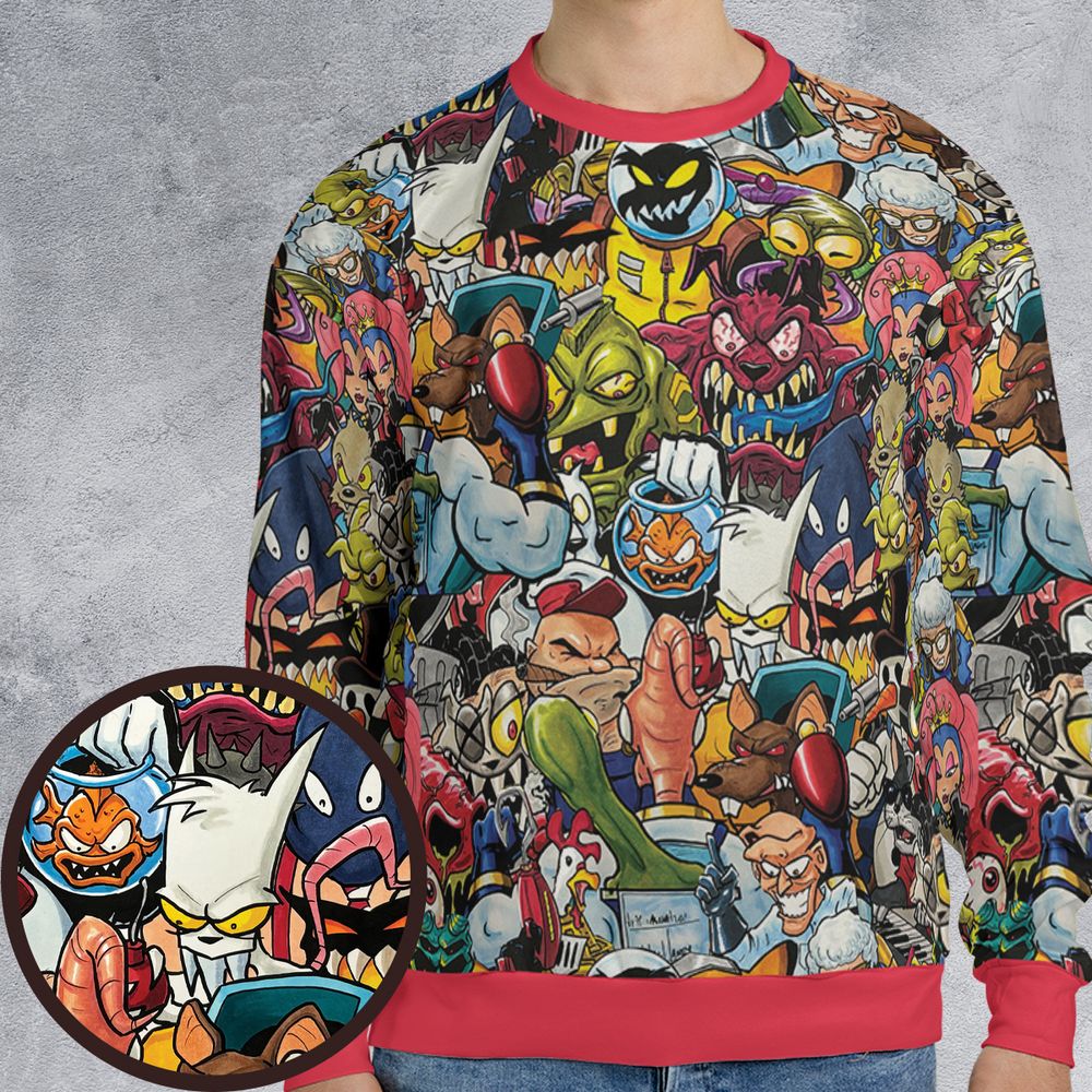 All-over Print Sweatshirt - BM9D6MZH -  - 1