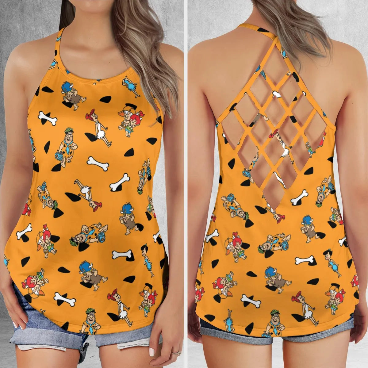 Criss Cross Tank Top - 15C61M4J