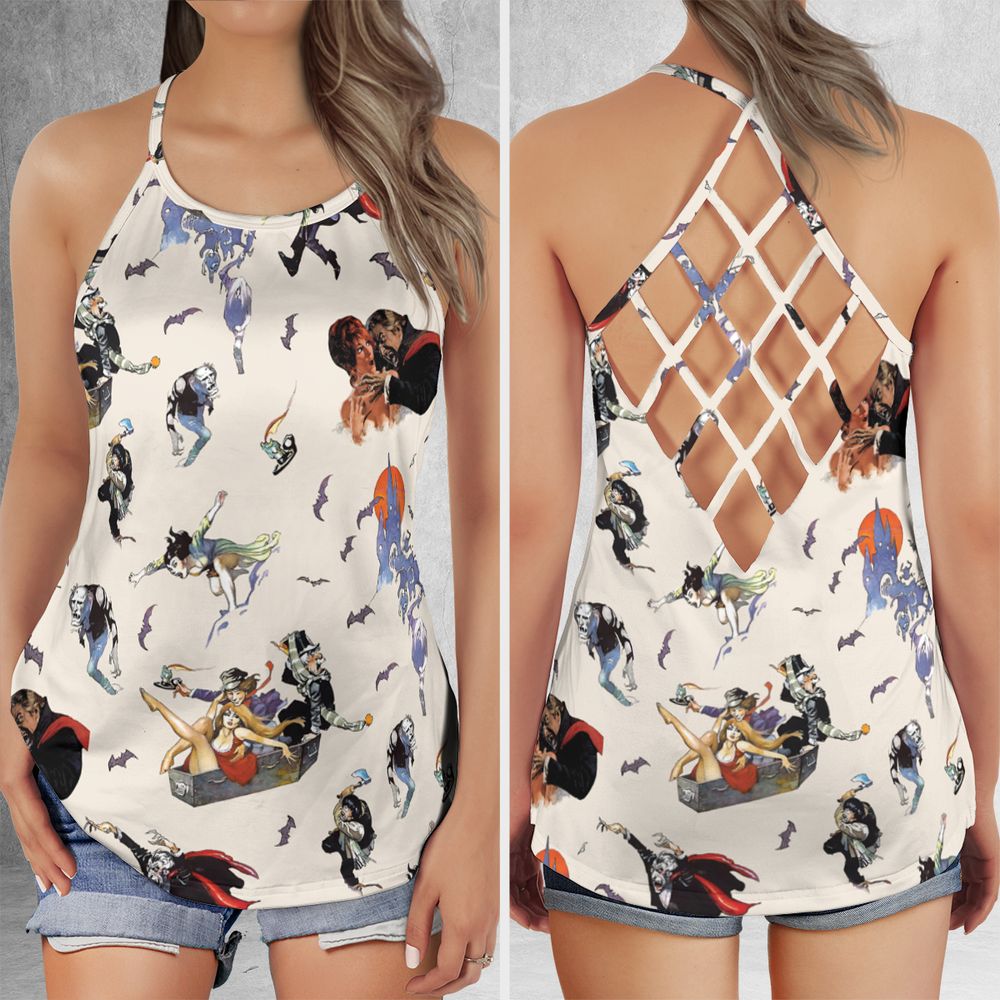 Criss Cross Tank Top - JCQVXG3J -  - 1
