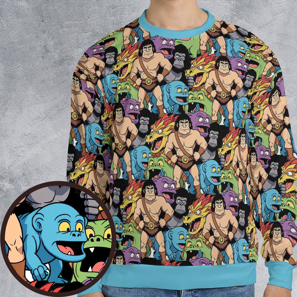 All-over Print Sweatshirt - K8BS2YLZ -  - 1