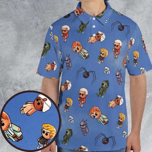 AOP Men/Women Polo Shirt - P6BJ183F