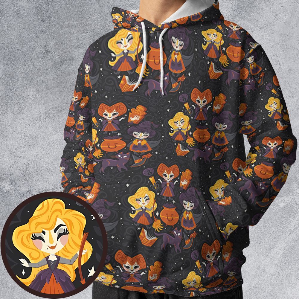 All-over Print Hoodie - SN4EDH83 -  - 1